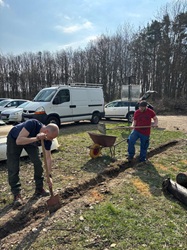 Platz für die Lorbeerbäume