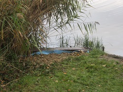 Dichtfolie am Angelplatz