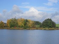 der idyllische Teich