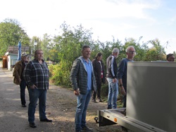 die Zuschauer warten