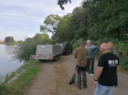 Helmut Hofko mit Kescher