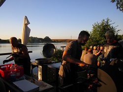 Florian Maier beim Griller