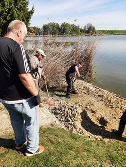 Ein Platz wird saniert