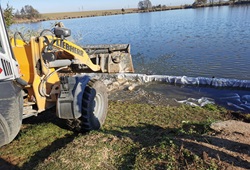 Roland Lahner beim Fischen