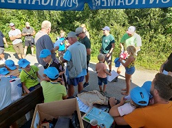 Kinder bei der Siegerehrung
