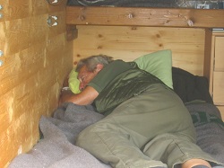 Franz Spacek schläft