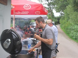 Flo Maier beim Griller