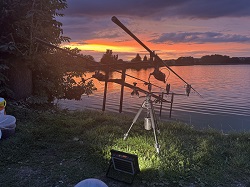 Angelplatz im Abendrot